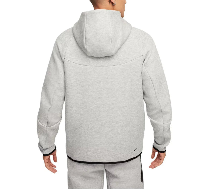 Grey & Black Full Set Nike Tech Full Zip Up & Pants