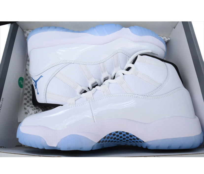 JORDAN 11 RETRO “COLUMBIA / LEGEND BLUE”