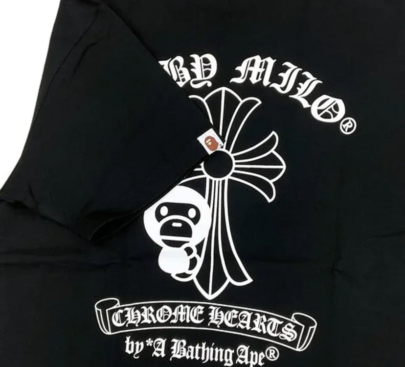 Bape X Chrome Heart Tee Shirt
