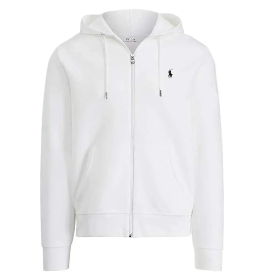 Polo White Zip-Up