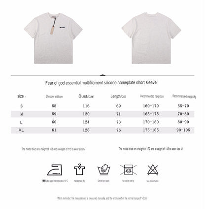 Minimalist Logo T-Shirt – Heather Grey