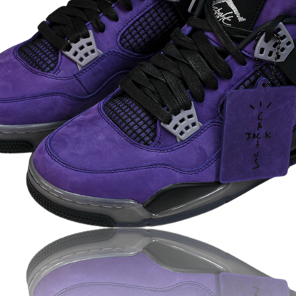 Travis Scott x AJ4 Retro Purple 'Friends and Family'