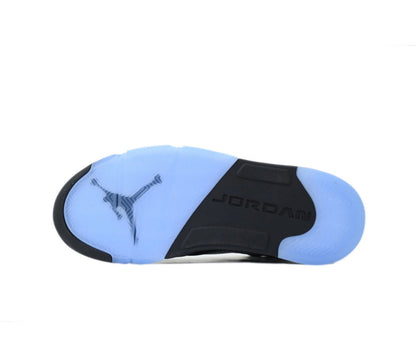 Retro Low-Top Sneaker – Black and University Blue