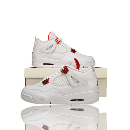 AJ4 Retro 'Metallic Red'