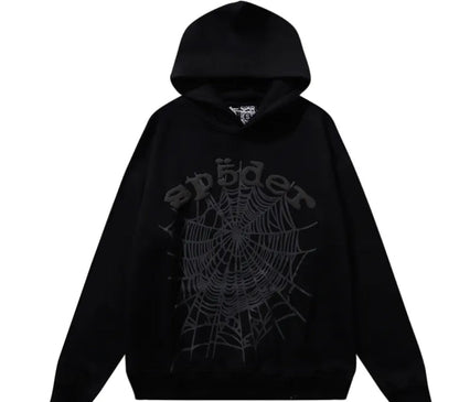 OG WEB BLACK SP5DER TRACKSUIT