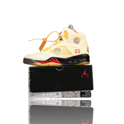 Off-White x AJ5 Retro 'Sail'