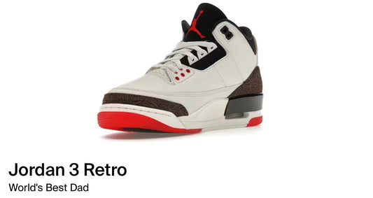 Jordan 3 Retro Worlds Best dad