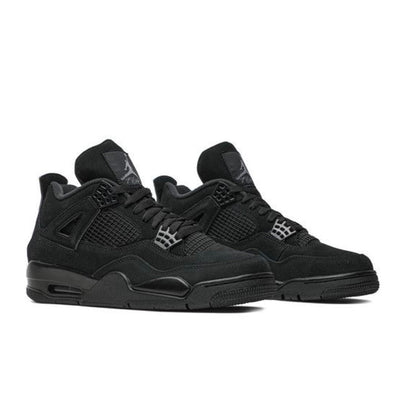 Jordan 4 Black Cat - Premium All-Black Retro Sneakers