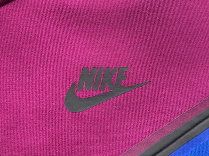 NIKE TECH FLEECE HOODIE x SANGRIA/GAME ROYAL