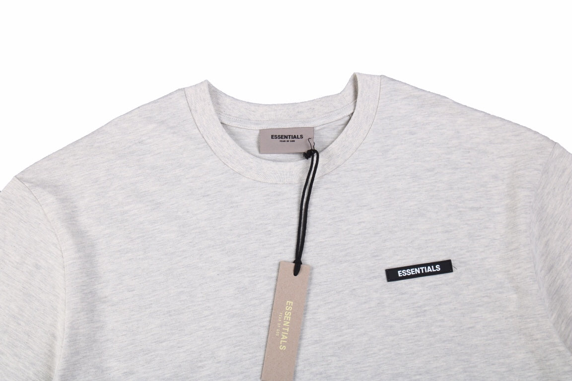 Minimalist Logo T-Shirt – Heather Grey