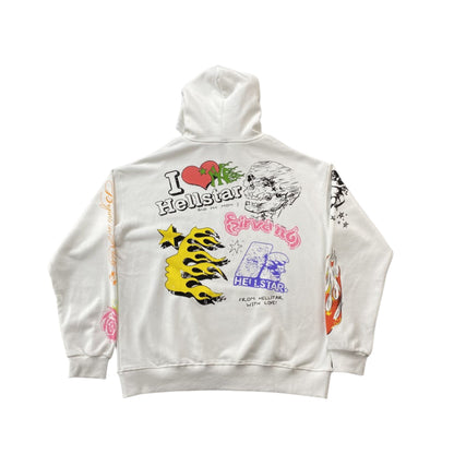 Hellstar White Hoodie