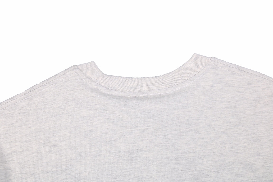 Minimalist Logo T-Shirt – Heather Grey
