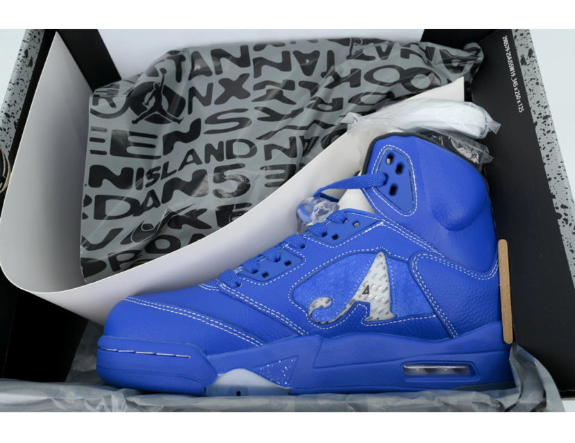AIR JORDAN 5 RETRO BLUE, AWAKE NY,