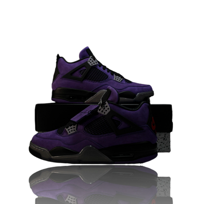 Travis Scott x AJ4 Retro Purple 'Friends and Family'