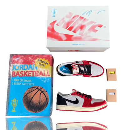 AJ1 Retro Low OG x Trophy Room 'Rookie Card' Away