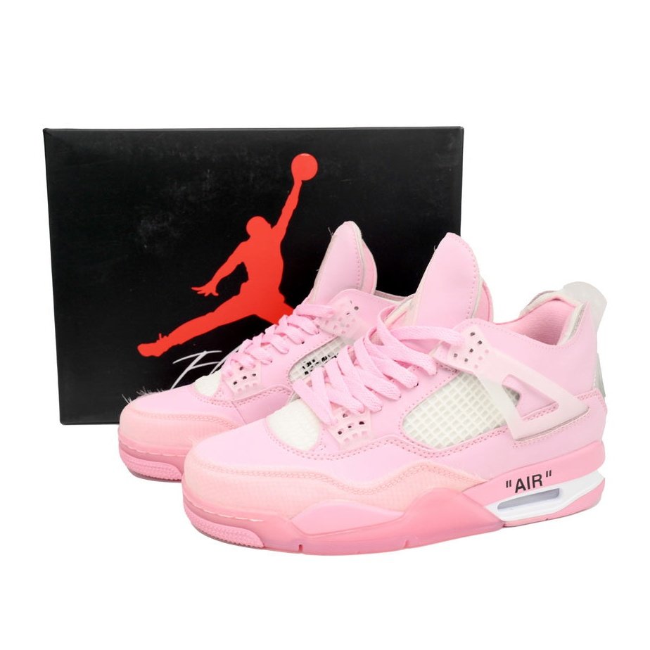 Jordan 4 x Off-White Rose Peach - Limited Collaboration Sneakers