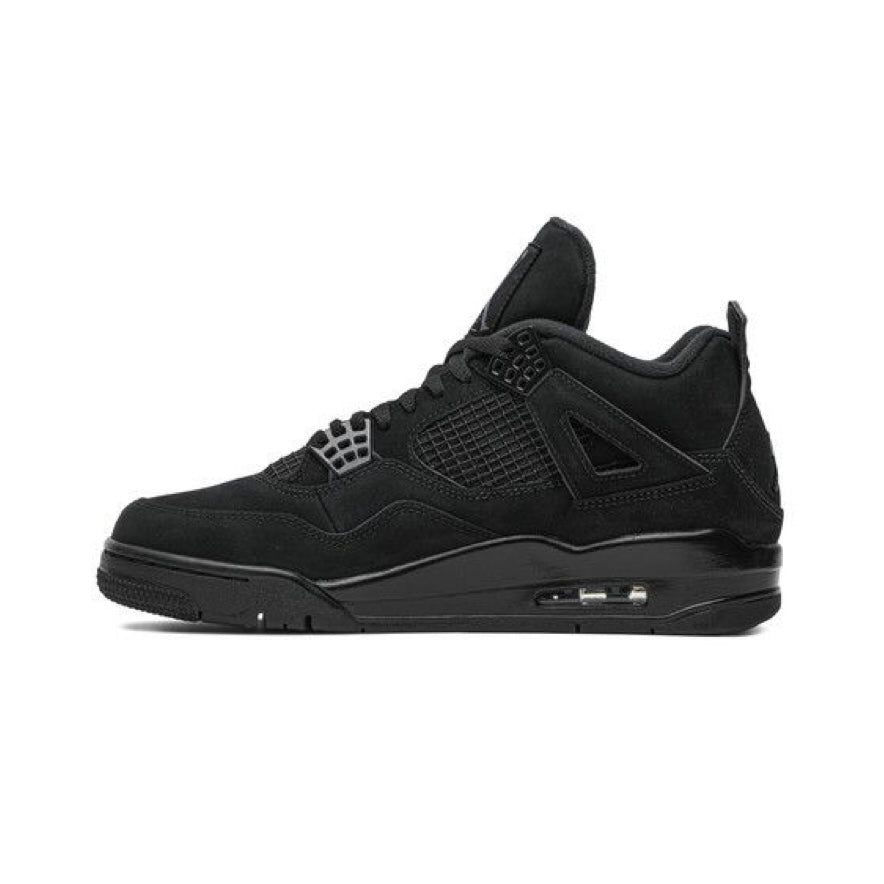 Jordan 4 Black Cat - Premium All-Black Retro Sneakers