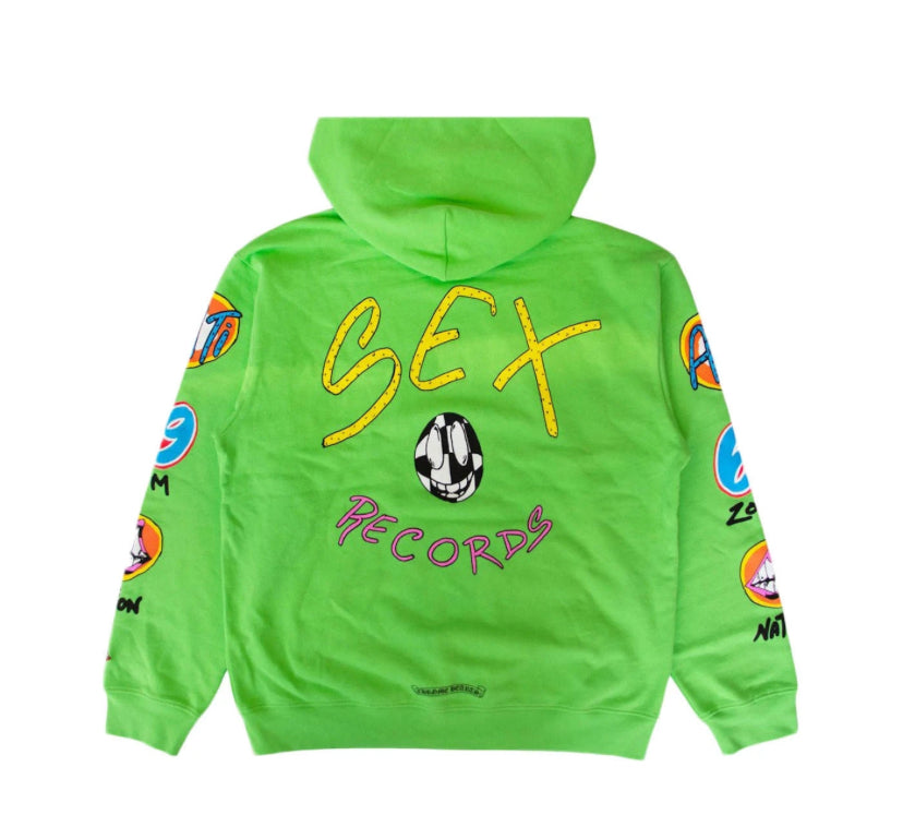 Chrome Hearts Matty Boy Sex Records Hoodie Citrus