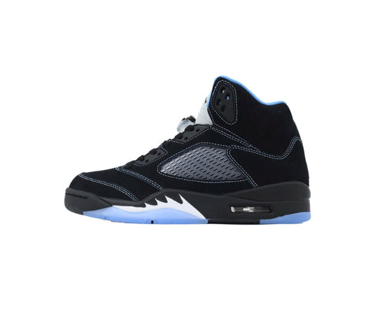 Retro Low-Top Sneaker – Black and University Blue