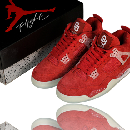AJ4 Retro 'Oklahoma Sooners PE'