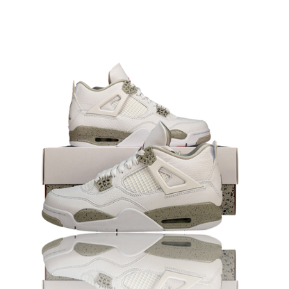 AJ4 Retro 'White Oreo'
