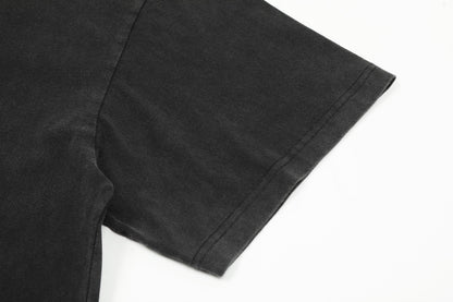 GALLERY DEPT The Black Key Hand-Painted Distressed T-Shirt