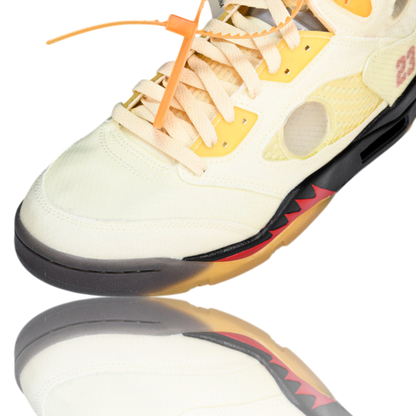 Off-White x AJ5 Retro 'Sail'