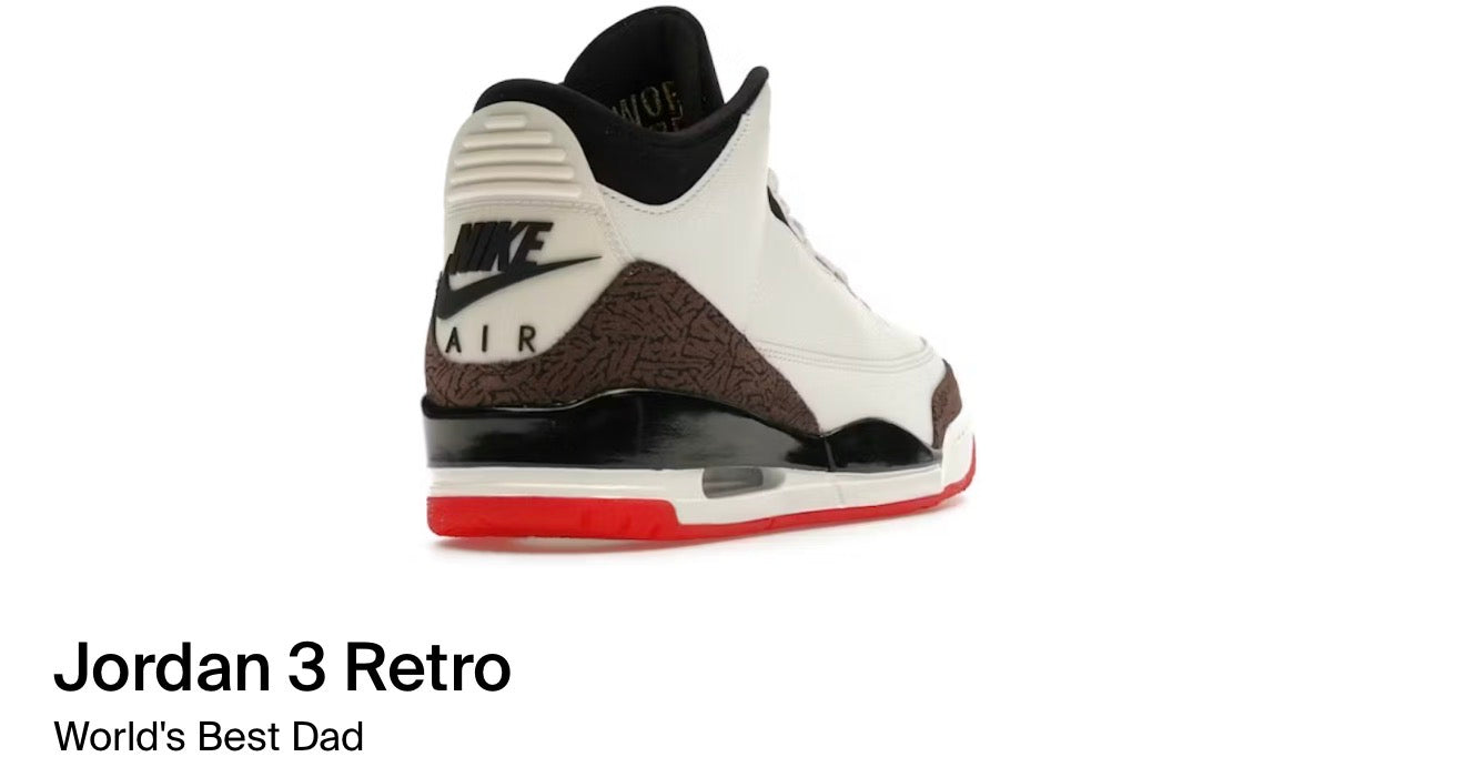 Jordan 3 Retro Worlds Best dad