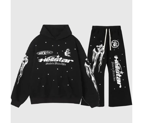 Hellstar Studios Records Tracksuit Black（full set）