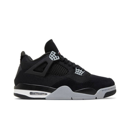 Jordan 4 Black Canvas - Premium Retro Basketball Sneakers