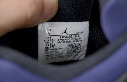 Air Jordan 4 Retro Lakers Purple