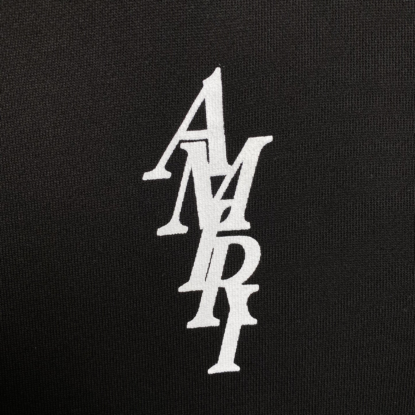 Letter Logo Heavyweight Hoodie – Black