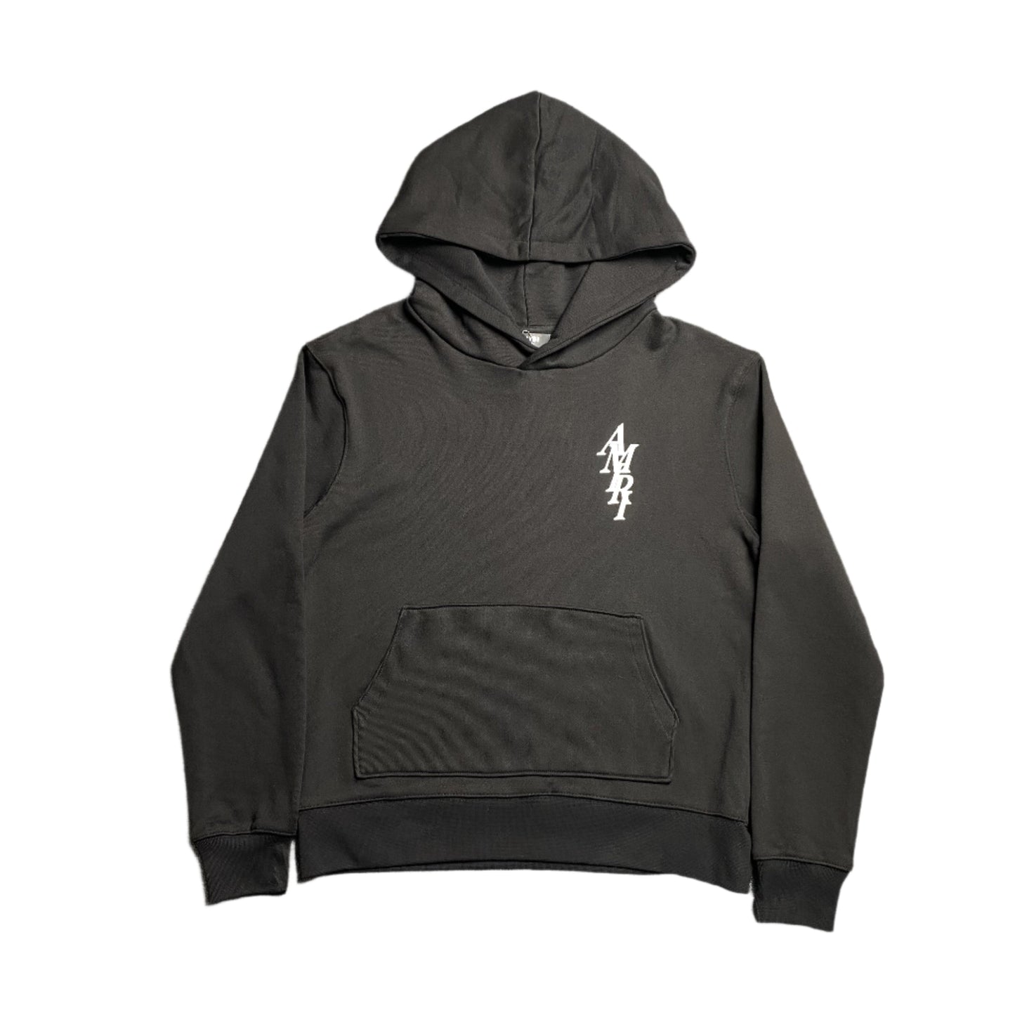 Letter Logo Heavyweight Hoodie – Black