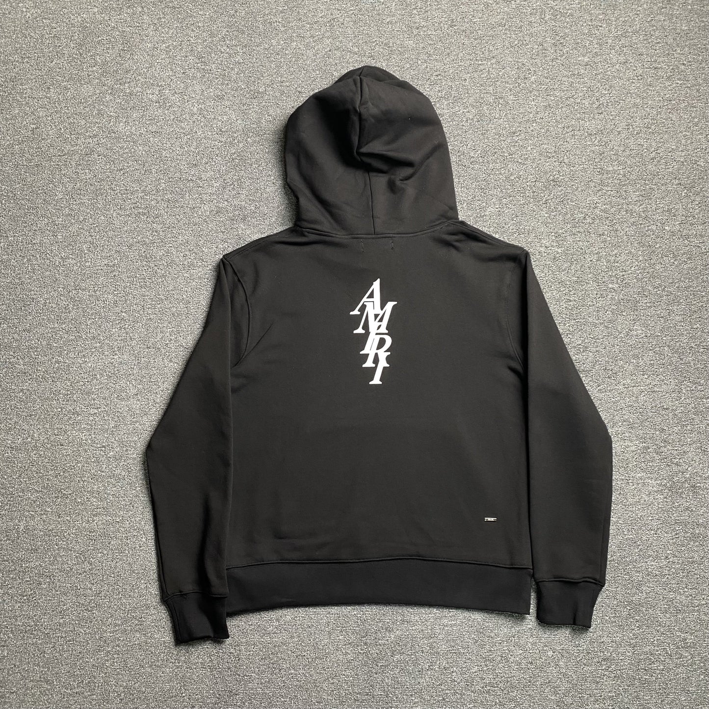 Letter Logo Heavyweight Hoodie – Black