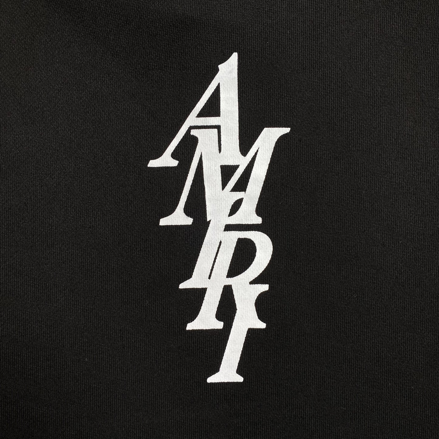 Letter Logo Heavyweight Hoodie – Black