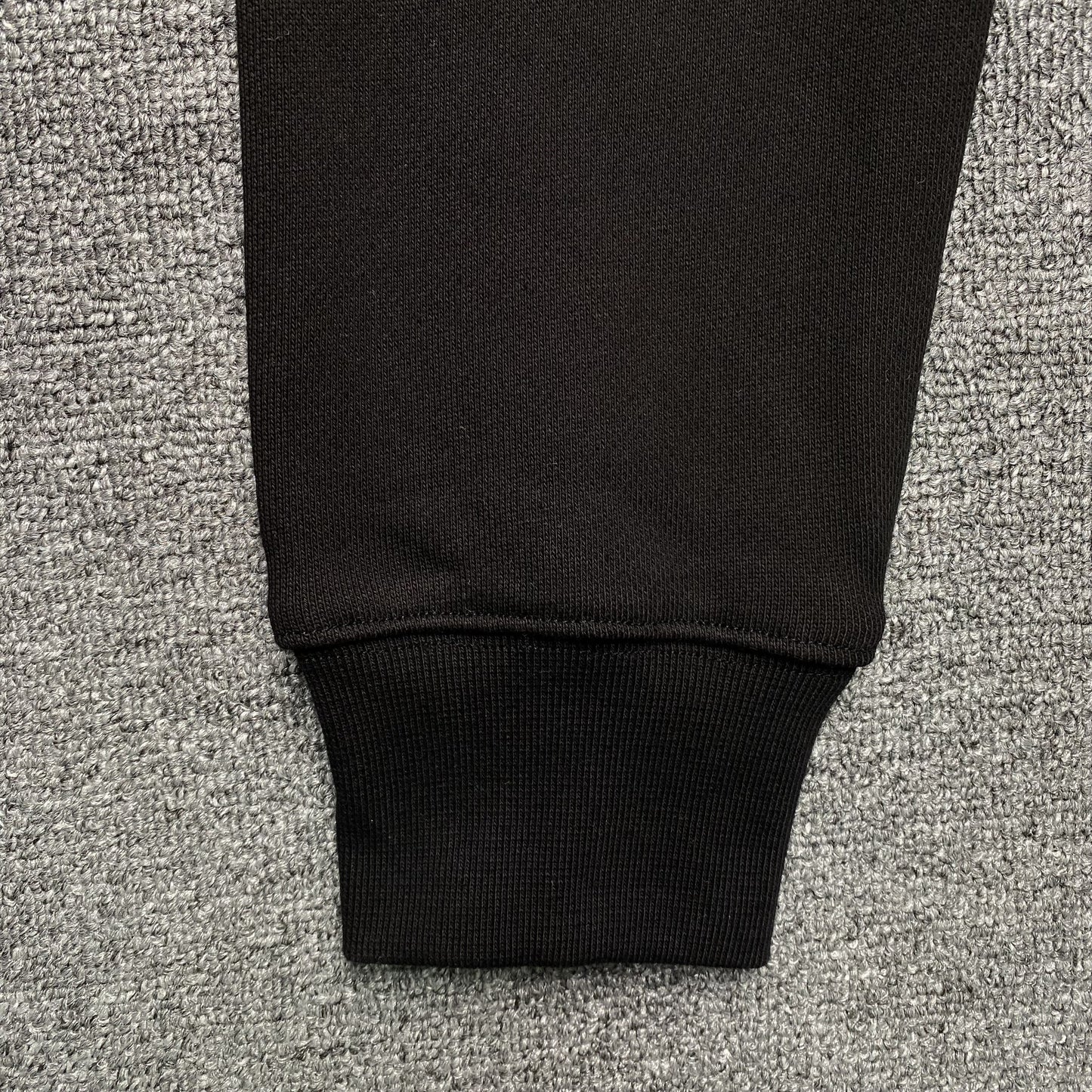Letter Logo Heavyweight Hoodie – Black