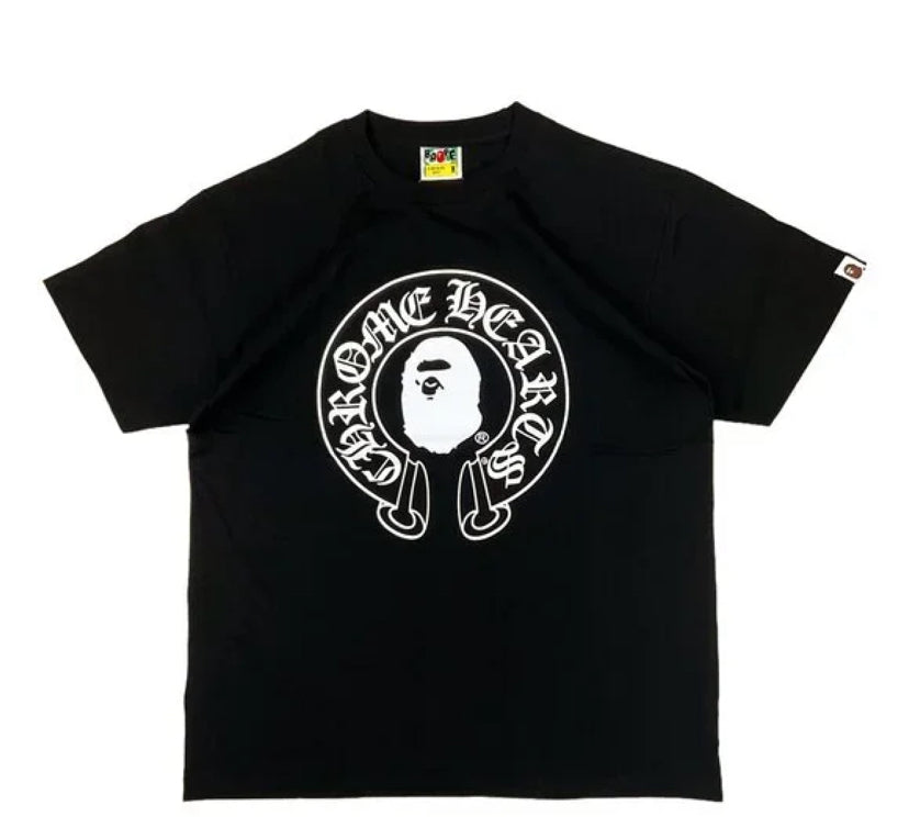 Bape X Chrome Heart Tee Shirt