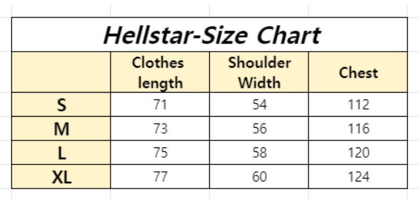 Hellstar scan man tee shirt
