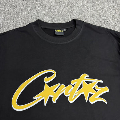 Allstarz Graphic Tee – Black and Gold