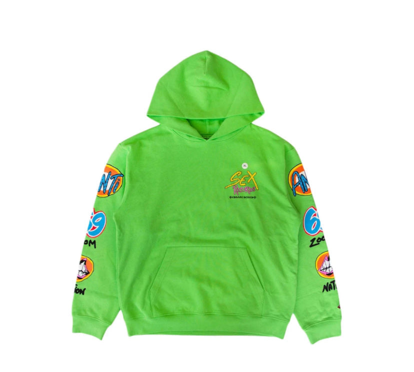 Chrome Hearts Matty Boy Sex Records Hoodie Citrus