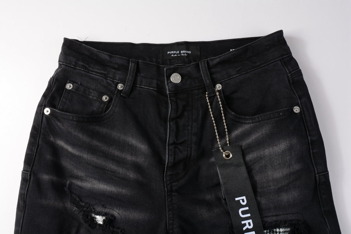 Purple Brand Shorts Black