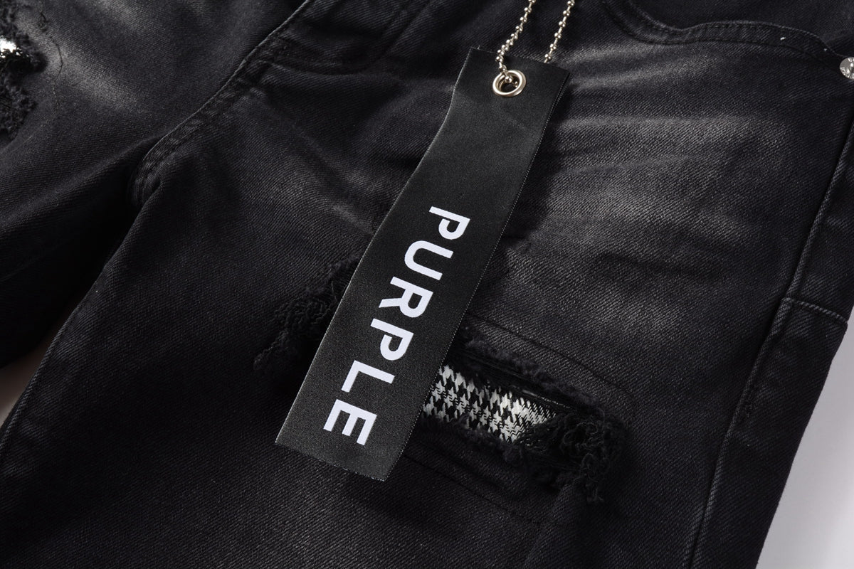 Purple Brand Shorts Black