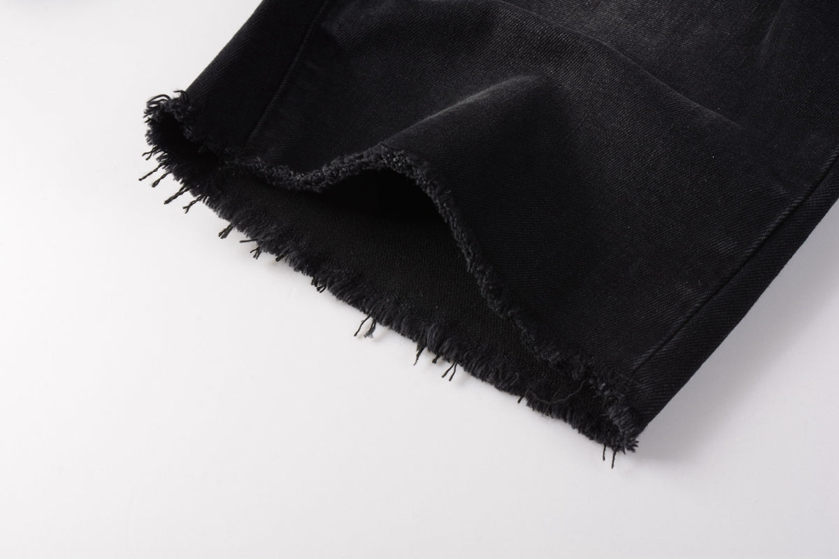 Purple Brand Shorts Black