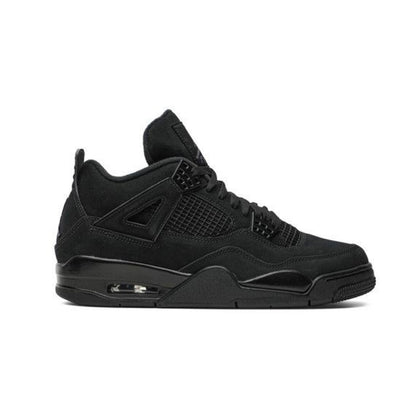 Jordan 4 Black Cat - Premium All-Black Retro Sneakers
