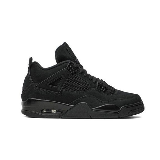Jordan 4 Black Cat - Premium All-Black Retro Sneakers