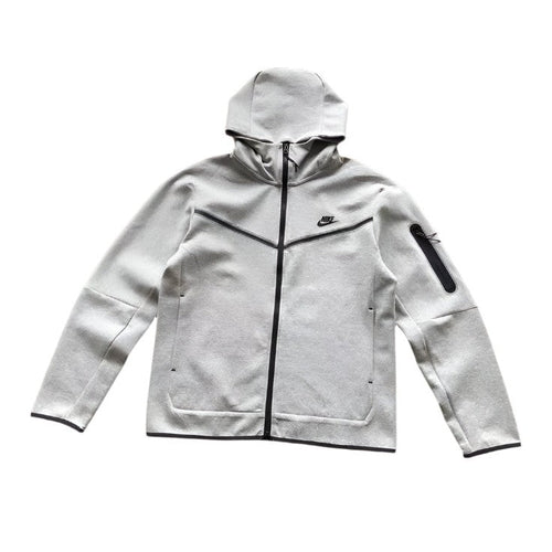 NIKE TECH FLEECE HOODIE x GREY