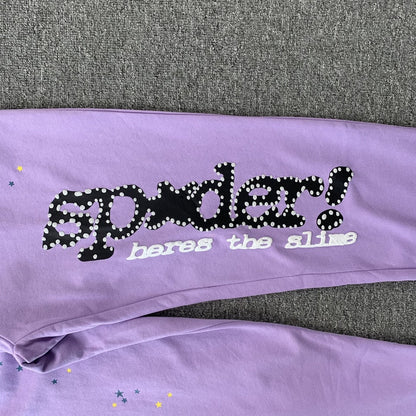 Acai Graphic Sweatpants – Purple