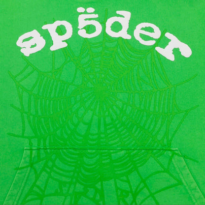 SP5DER LEGACY HOODIE GREEN
