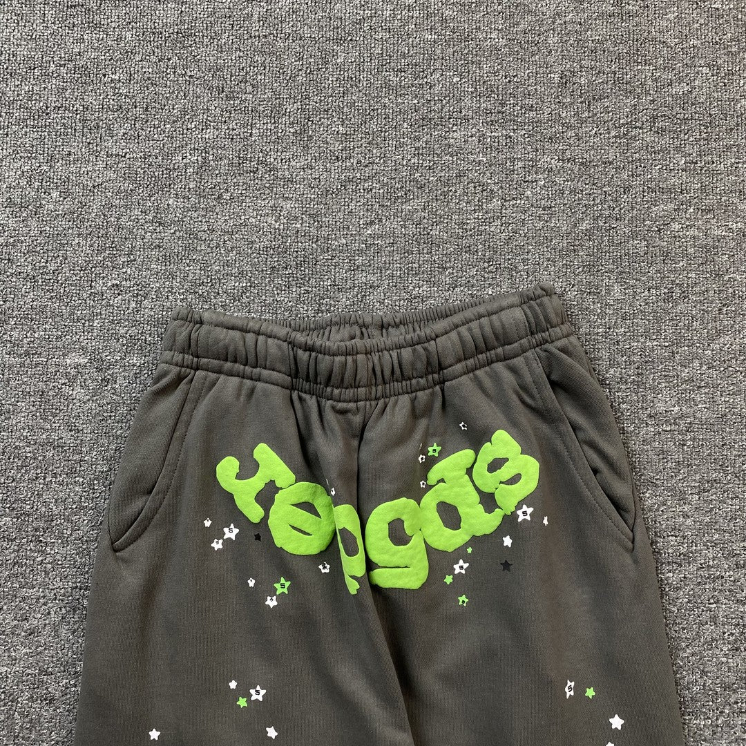 SP5DER WAIT WEB SWEATPANTS SLATE GREY