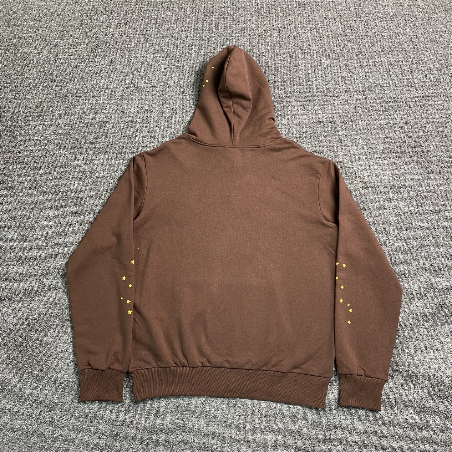 SP5DER WEB HOODIE BROWN